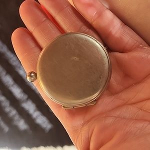 antique brass  pocket compass made in France